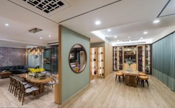 辦公室裝修效果圖:新古典與人文禪風(fēng)的極致混搭，譜寫人文與自然的創(chuàng)造力