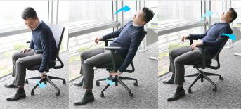 人體工學(xué)電腦椅／辦公椅操作指南，跟著圖解輕松學(xué)辦公椅調(diào)整