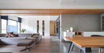 雙倍延展平面大視野！現(xiàn)代風(fēng)居家同時也是私人辦公室 