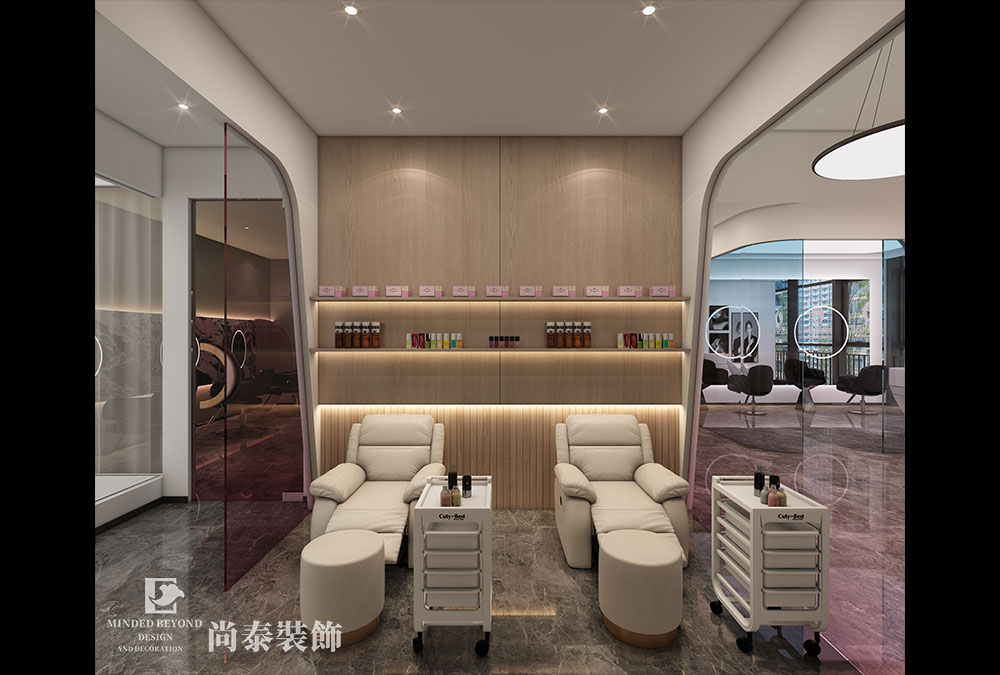 美發(fā)店設計,理發(fā)店設計,店面設計