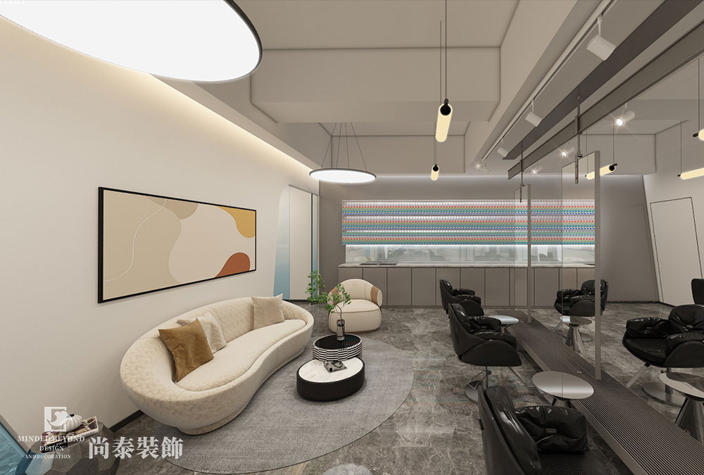 美發(fā)店設計,理發(fā)店設計,店面設計