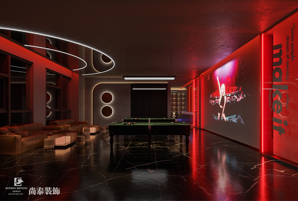 小酒吧設(shè)計(jì),臺(tái)球廳設(shè)計(jì)