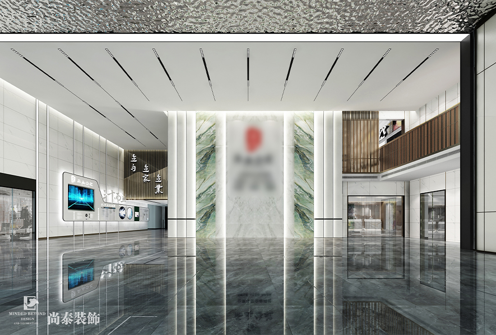 共享辦公室設(shè)計：惠州2000平米辦公樓共享辦公室裝修設(shè)計案例