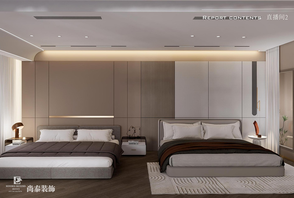 深圳龍崗仁恒夢(mèng)公園寫字樓1200平米辦公室裝修設(shè)計(jì)案例