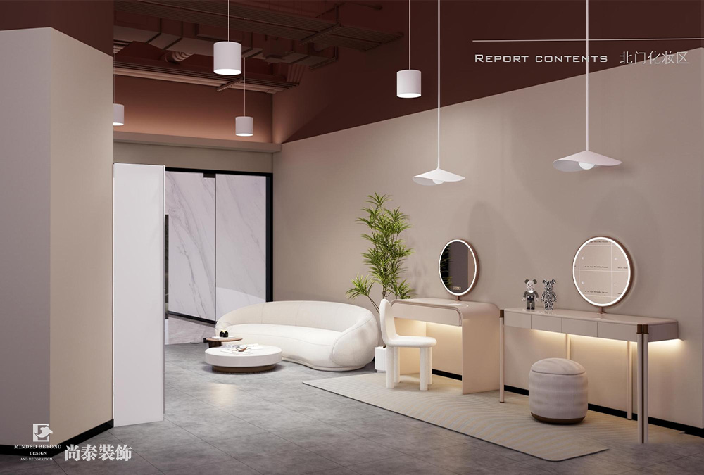 深圳龍崗仁恒夢(mèng)公園寫字樓1200平米辦公室裝修設(shè)計(jì)案例