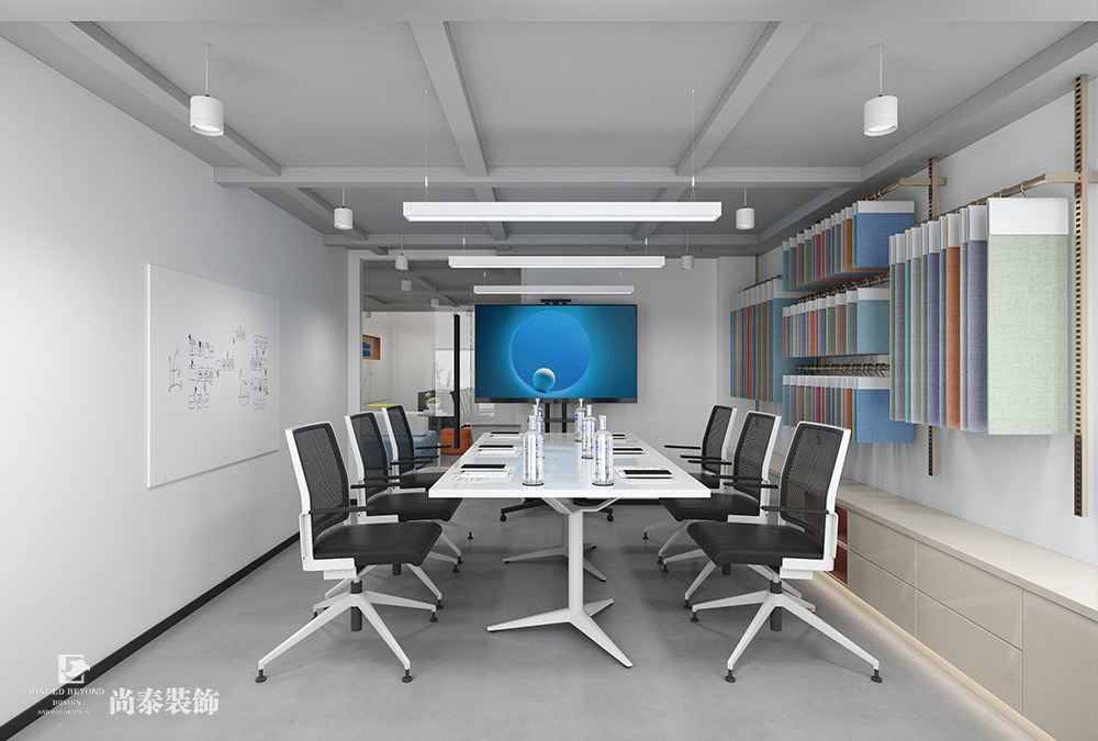 深圳南山方大城寫字樓700平米科技公司辦公室裝修設計案例