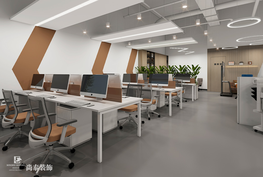 深圳南山留仙洞總部基地200平米信息技術(shù)公司辦公室裝修設(shè)計案例