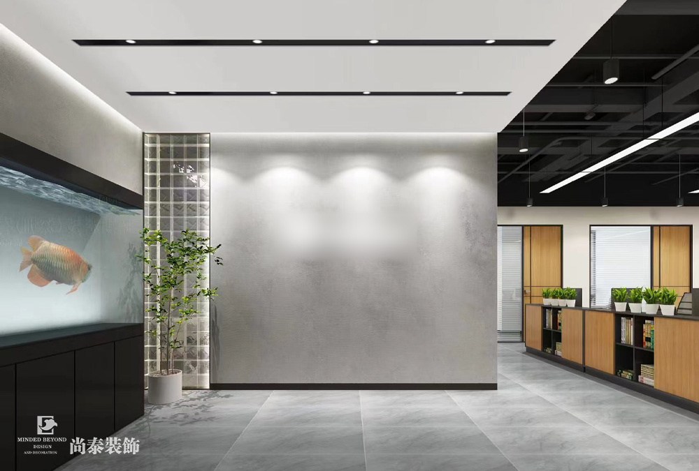 深圳南山智谷200平米電子電商公司寫字樓辦公室裝修設(shè)計(jì)案例