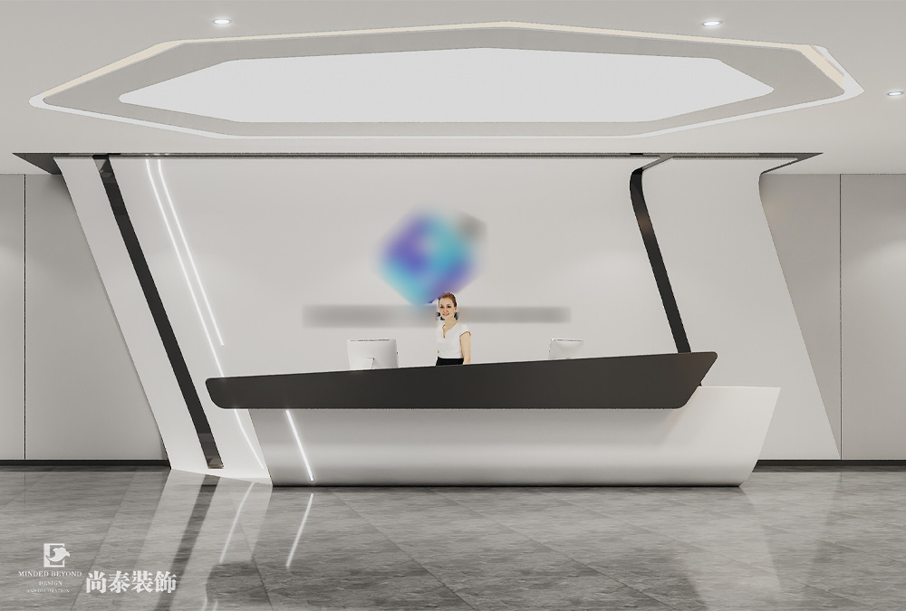 2100平米芯片研發(fā)設(shè)計(jì)公司深圳南山同方信息港寫字樓辦公室裝修設(shè)計(jì)