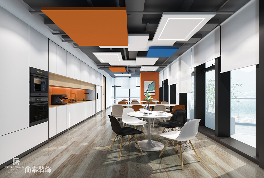 2100平米芯片研發(fā)設(shè)計(jì)公司深圳南山同方信息港寫字樓辦公室裝修設(shè)計(jì)