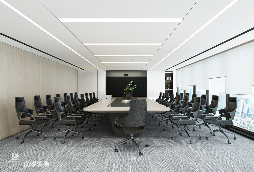 2100平米芯片研發(fā)設(shè)計(jì)公司深圳南山同方信息港寫字樓辦公室裝修設(shè)計(jì)