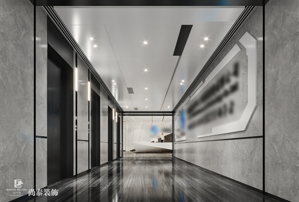 2100平米芯片研發(fā)設(shè)計(jì)公司深圳南山同方信息港寫字樓辦公室裝修設(shè)計(jì)