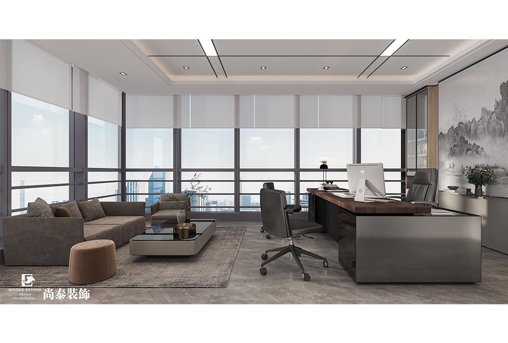 350平米環(huán)保節(jié)能科技公司深圳南山智谷寫字樓辦公室裝修設(shè)計