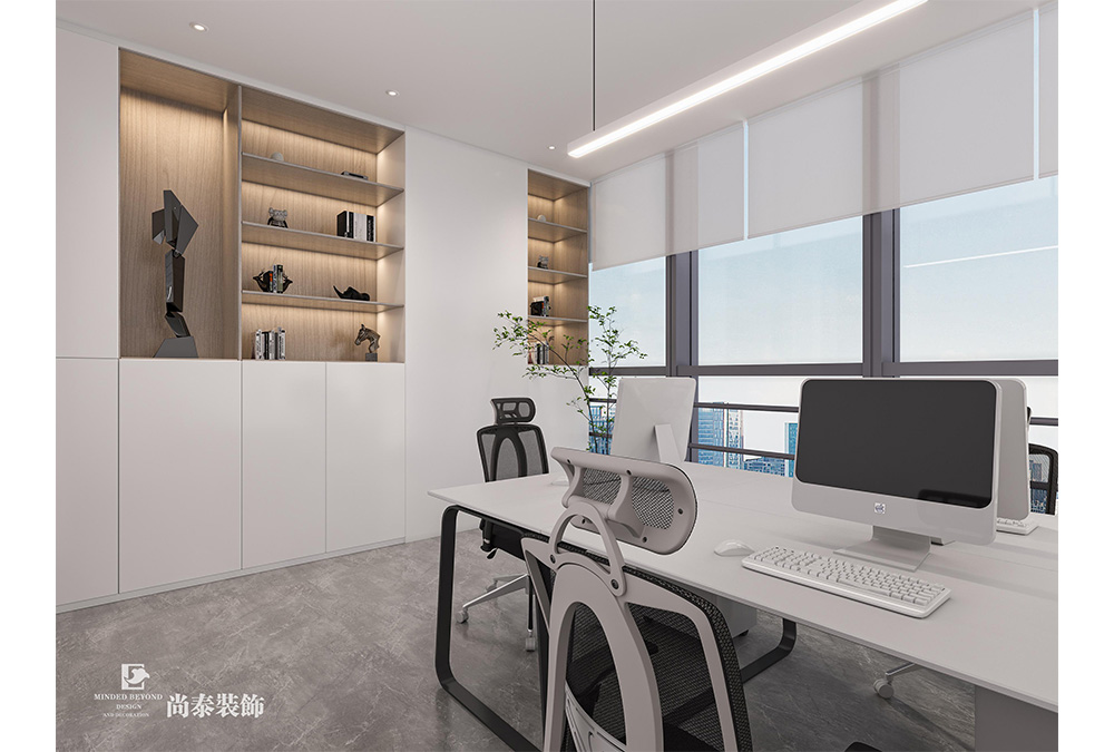 350平米環(huán)保節(jié)能科技公司深圳南山智谷寫字樓辦公室裝修設(shè)計